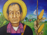 Südamerikanischer Bauer mit Mais (Quelle: Mariali Arte)