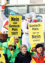Kreativer Protest am Kanzleramt (Foto: Die Auslöser/Berlin)